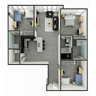C4 Floor plan layout