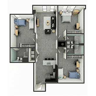 C2 Floor plan layout