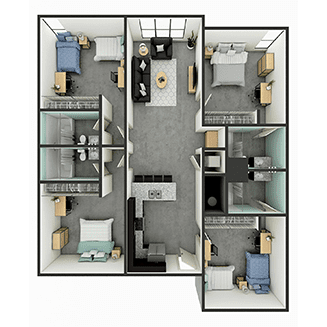 D1 Floor plan layout