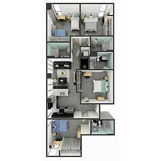 D2 Floor plan layout