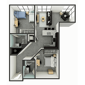 B3 Floor plan layout