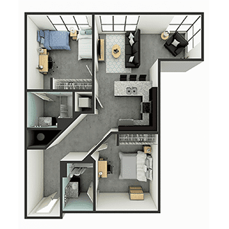 B3 Floor plan layout