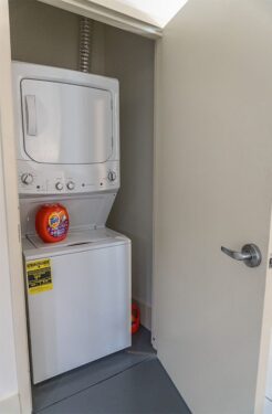 Washer and dryer unit