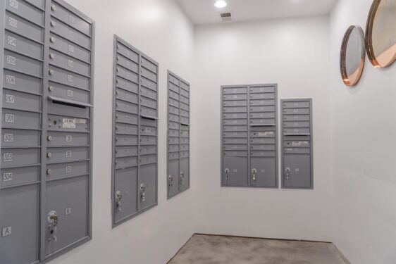 Resident mail room