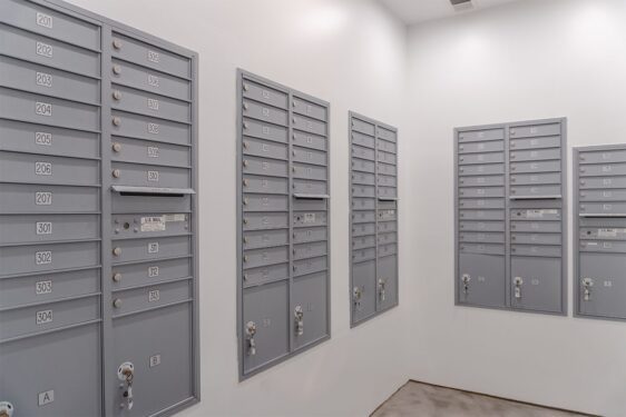 Resident mail room