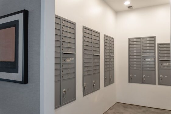 Resident mail room