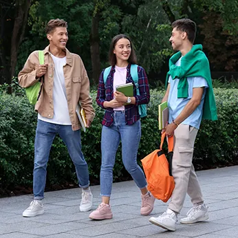 group of diverse young adults