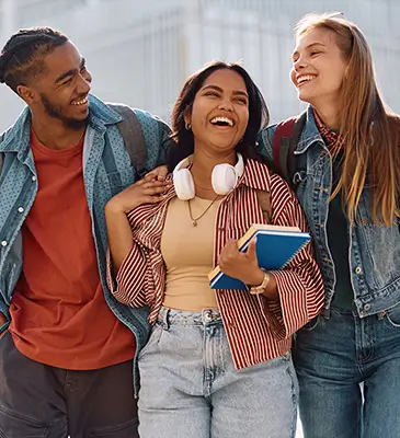 group of diverse young adults